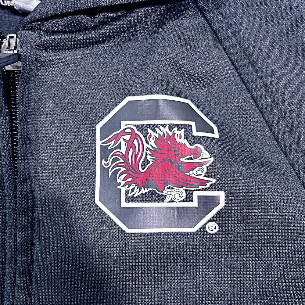 South Carolina Gamecocks Full Zip Tech Hoodie Jacket Black Under Armour Boy 5